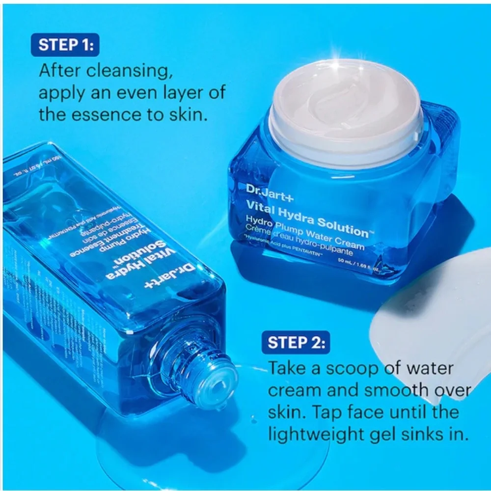 Dr. Jart Vital Hydra Solution Water‎ Cream Glow Moisturizer With Hyaluronic Acid